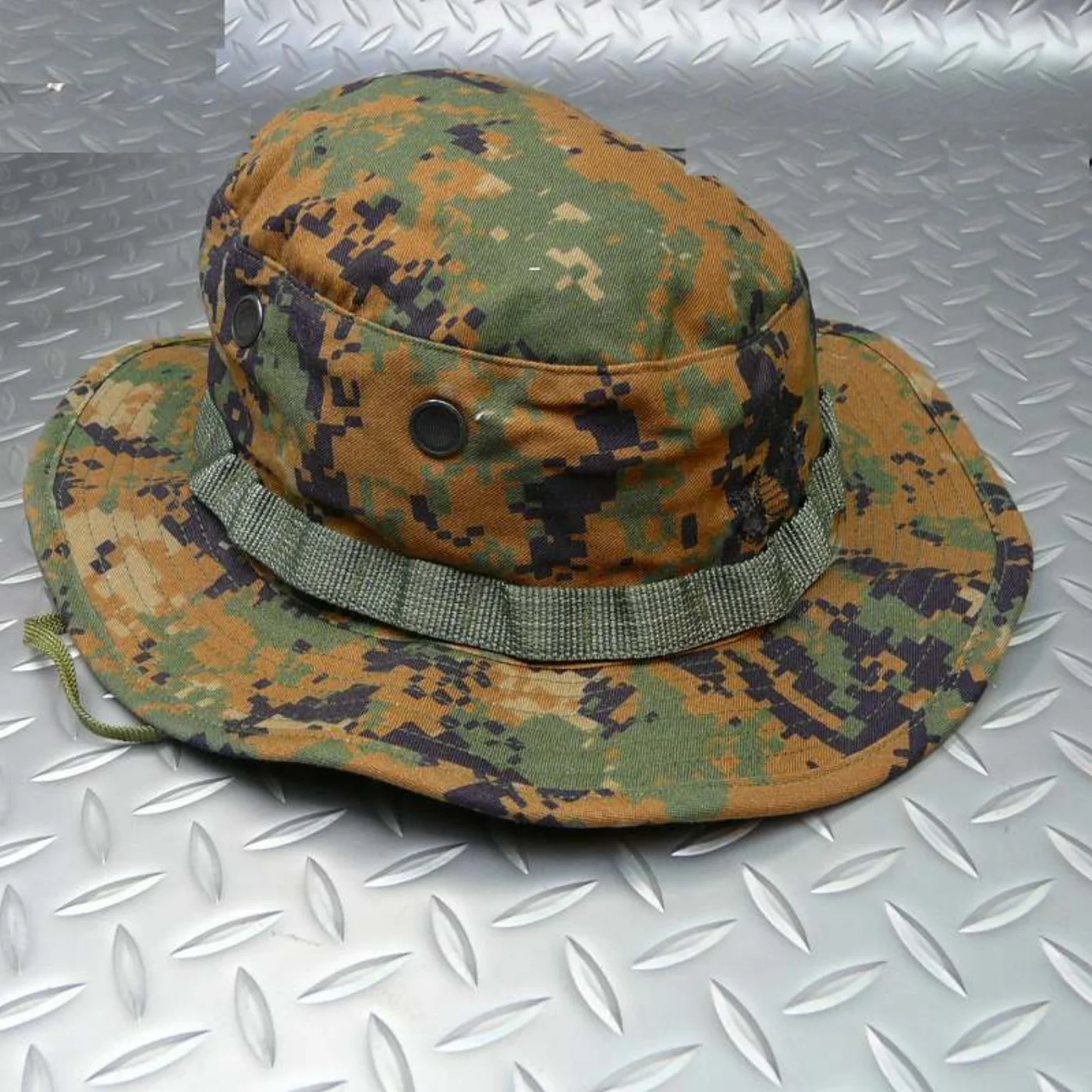 ミリタリーショップ 南国百貨店.COM|沖縄 USMC マーパット ウッドランド ブーニーハット M 新品 [ZZ E- 記録写真2