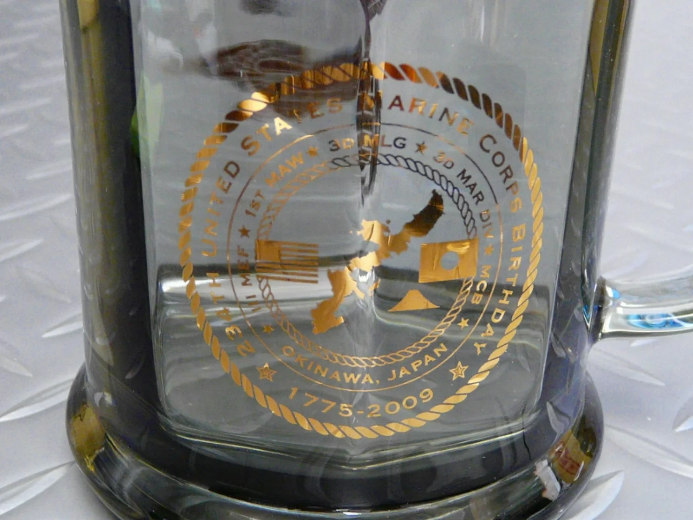 ミリタリーショップ 南国百貨店.COM|沖縄 USMC 限定記念グラス 新品 [Z D-1535(D-1536)] - 記録写真5
