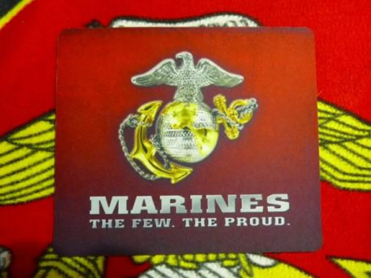 ミリタリーショップ 南国百貨店.COM|沖縄 MARINES マウスパッド 未使用品 [Q-1985] - MARINE 記録写真1
