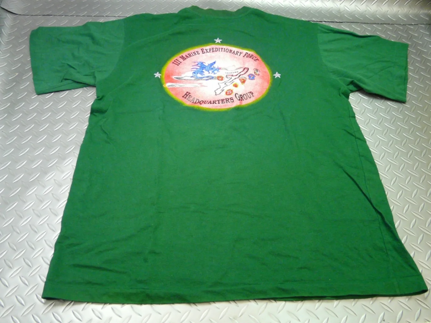 ミリタリーショップ 南国百貨店.COM|沖縄 ミリタリーTシャツ 緑 [G-880] - ミリタリーTシャツ 緑 記録写真7