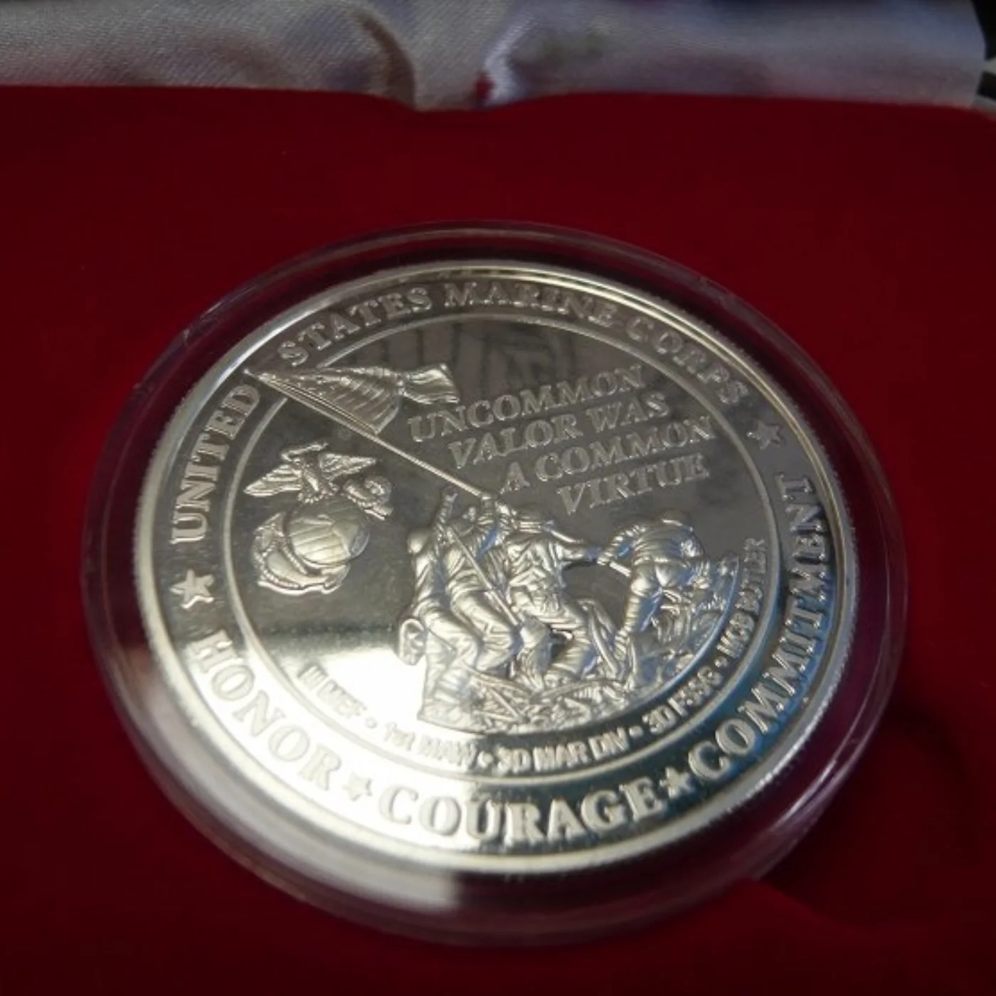 ミリタリーショップ 南国百貨店.COM|沖縄 USMC 記念コイン 純銀（シルバー） [ZZ D-634] - USMC 記録写真4