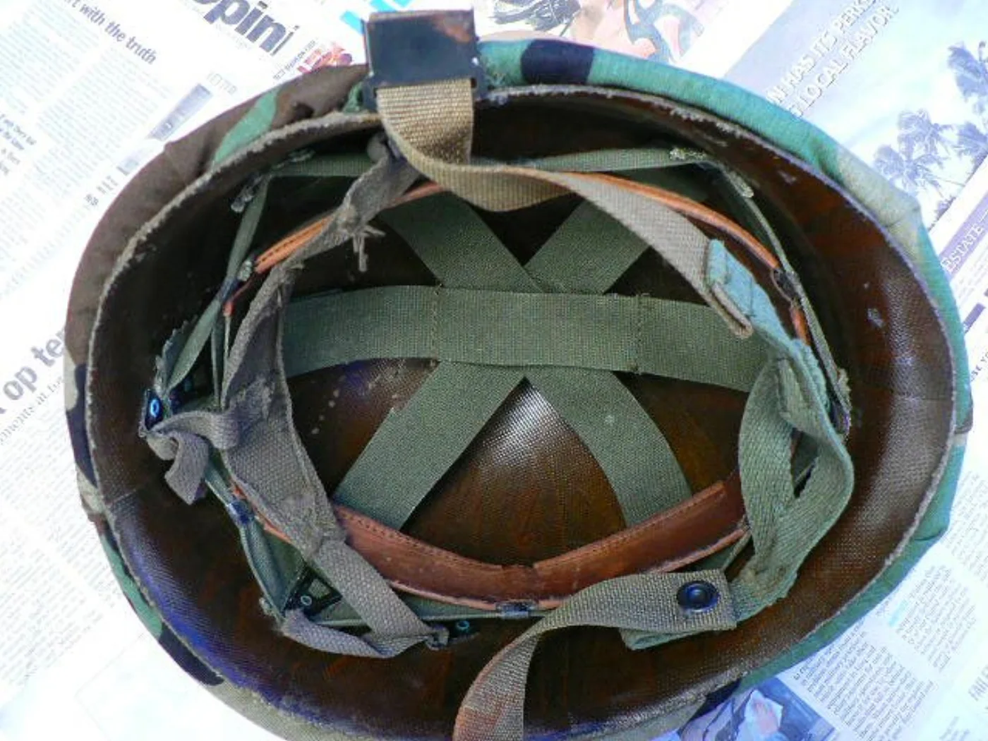 ミリタリーショップ 南国百貨店.COM|沖縄 M1スティール･ヘルメット: US Army M1 Steel Helme 記録写真4