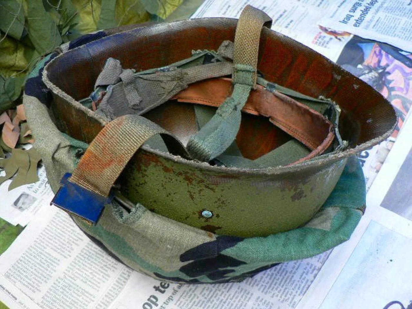 ミリタリーショップ 南国百貨店.COM|沖縄 M1スティール･ヘルメット: US Army M1 Steel Helme 記録写真5
