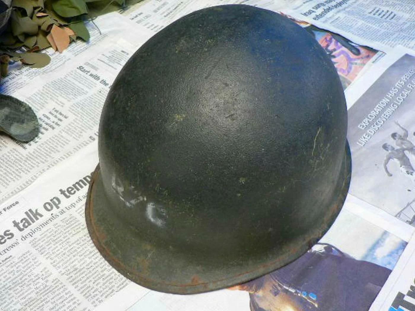 ミリタリーショップ 南国百貨店.COM|沖縄 M1スティール･ヘルメット: US Army M1 Steel Helme 記録写真7