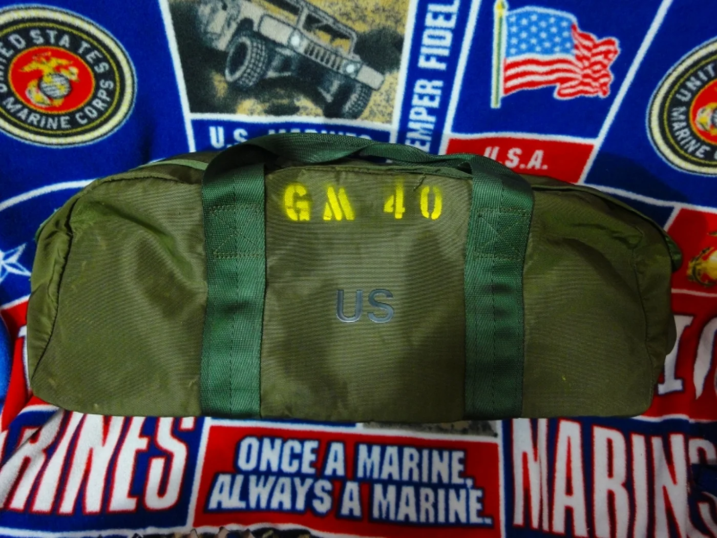 ミリタリーショップ 南国百貨店.COM|沖縄 タンカース用 メカニック キットバッグ 中古 ステンシル [Q-1762] 記録写真2