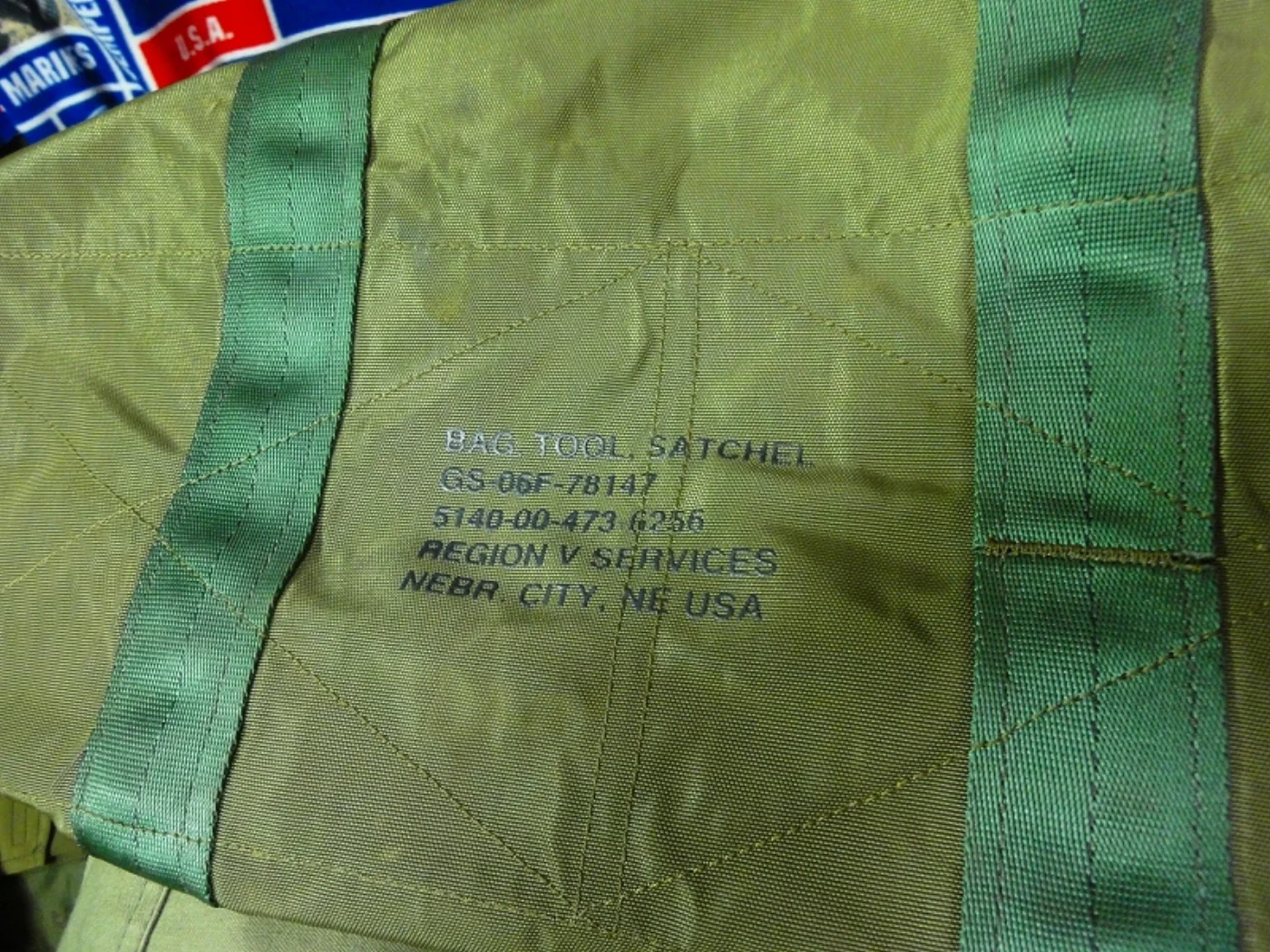 ミリタリーショップ 南国百貨店.COM|沖縄 タンカース用 メカニック キットバッグ 中古 ステンシル [Q-1762] 記録写真8