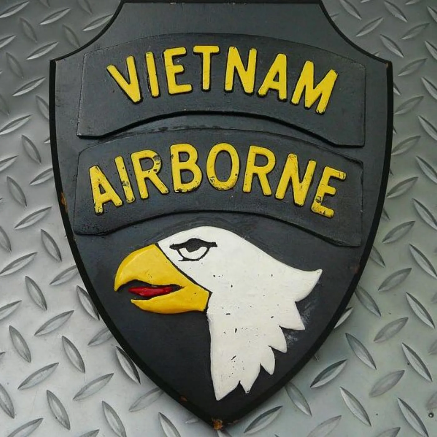 ミリタリーショップ 南国百貨店.COM|沖縄 VIETNAM AIRBORNE 壁掛け 23x19x2cm [D-188 記録写真6