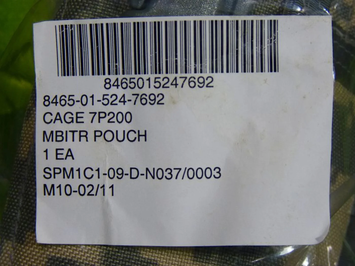 ミリタリーショップ 南国百貨店.COM|沖縄 新品 MBITR POUCH ACU ※ちょうど500mlボトルが入ります 記録写真3