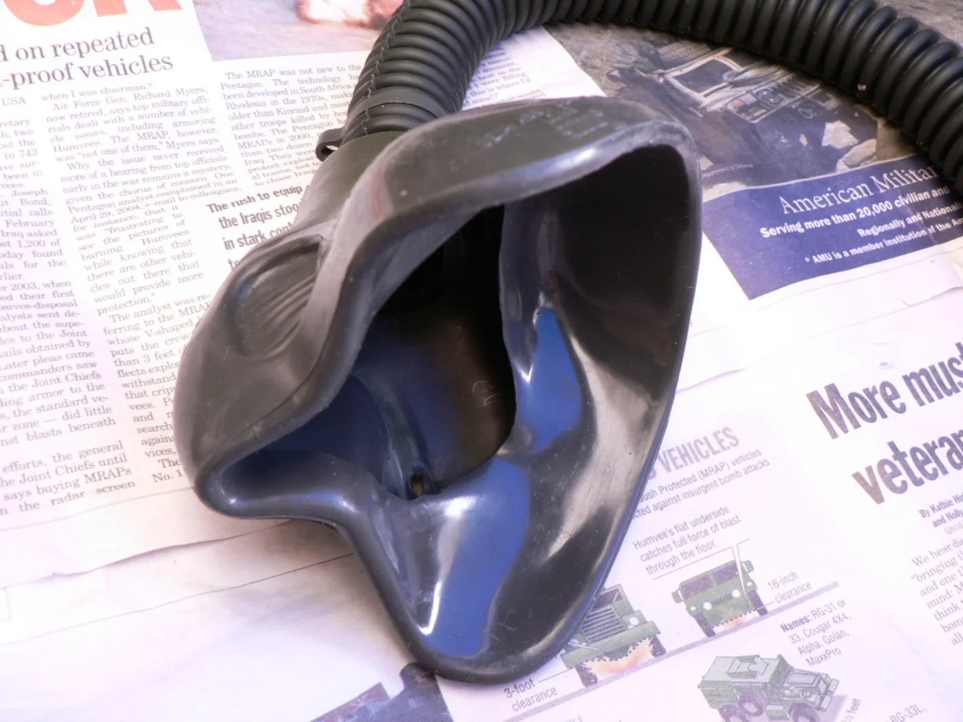 ミリタリーショップ 南国百貨店.COM|沖縄 フライトヘルメット用酸素マスク MBU-12/P [ZZ I-303] - 記録写真3