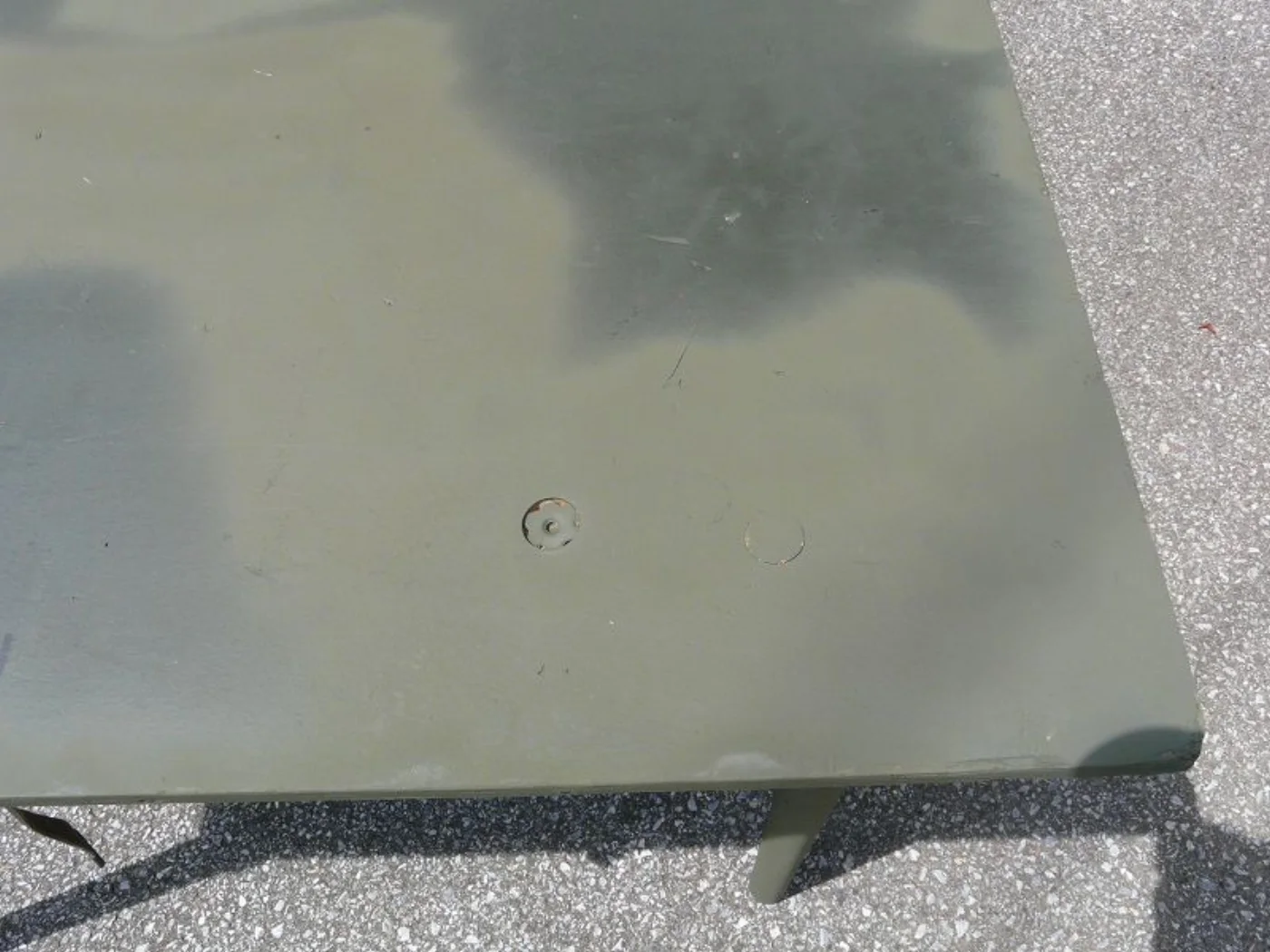 ミリタリーショップ 南国百貨店.COM|沖縄 米軍 野戦デスク 折りたたみ式 No3 [ZZ B-1408] - 米軍 記録写真4