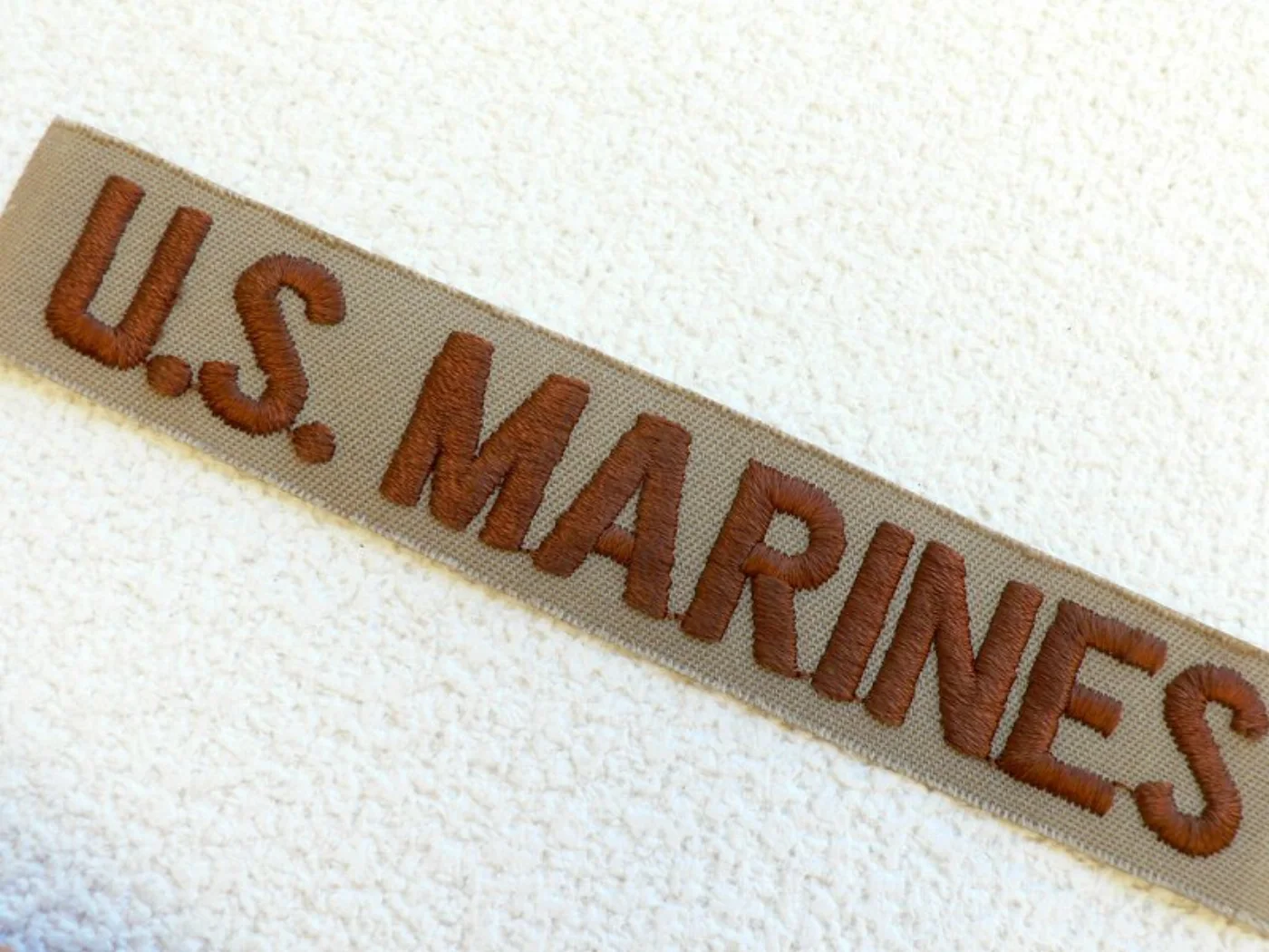 ミリタリーショップ 南国百貨店.COM|沖縄 U.S.MARINES タグ 1枚 デザート [Z Y-241] - U. 記録写真2