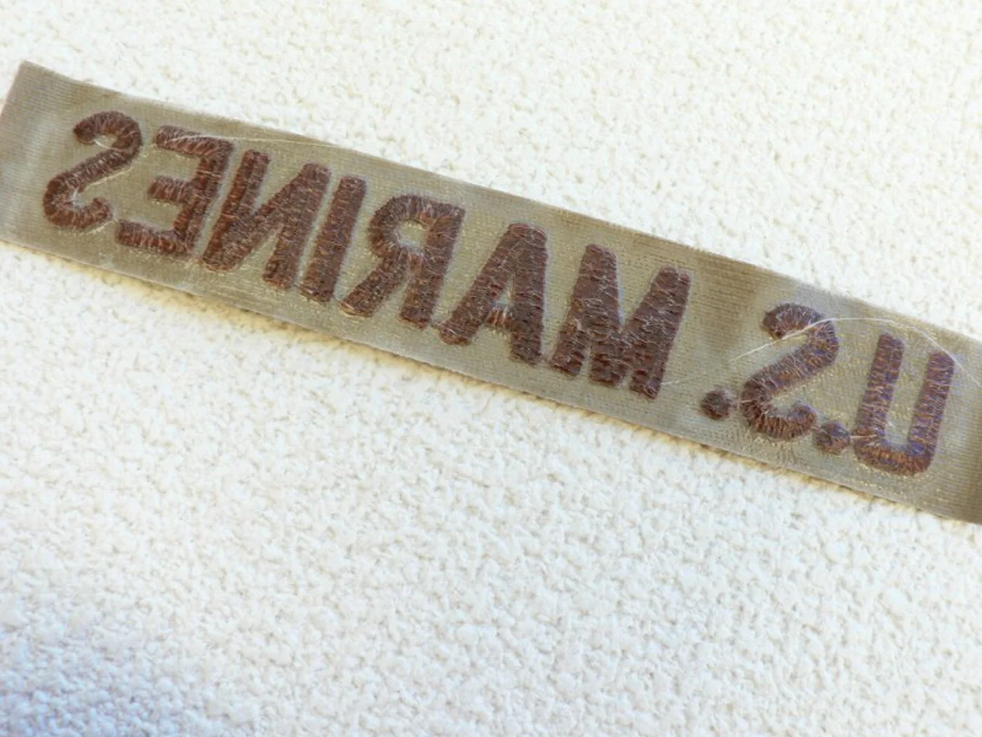 ミリタリーショップ 南国百貨店.COM|沖縄 U.S.MARINES タグ 1枚 デザート [Z Y-241] - U. 記録写真3