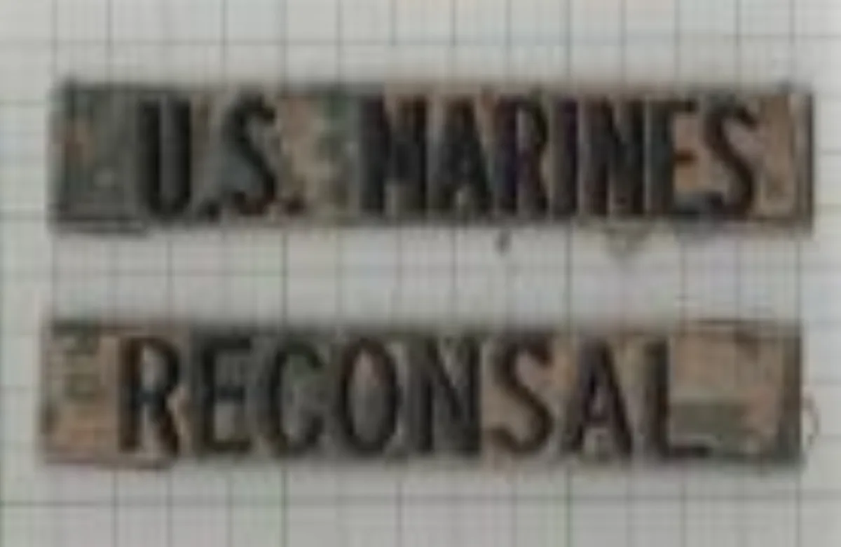 ミリタリーショップ 南国百貨店.COM|沖縄 ネームタグ U.S.MARINES RECONSAL [ZZ Q-2229 記録写真1