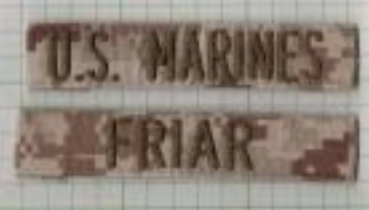 ミリタリーショップ 南国百貨店.COM|沖縄 ネームタグ U.S.MARINES FRIAR [ZZ Q-2233] - 記録写真1