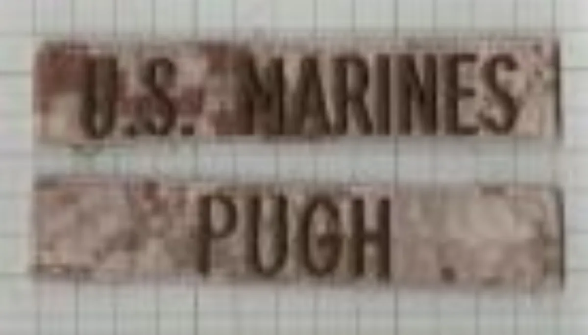 ミリタリーショップ 南国百貨店.COM|沖縄 ネームタグ U.S.MARINES PUGH [ZZ Q-2234] - 記録写真1