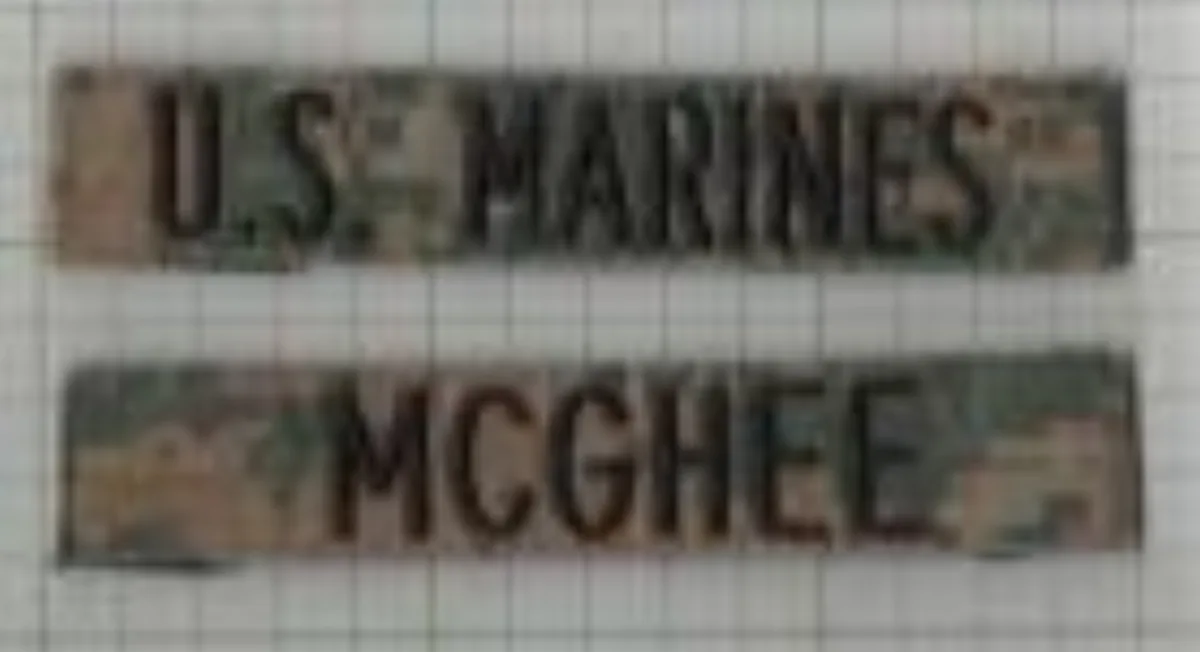 ミリタリーショップ 南国百貨店.COM|沖縄 ネームタグ U.S.MARINES MCGHEE [ZZ Q-2242] 記録写真1