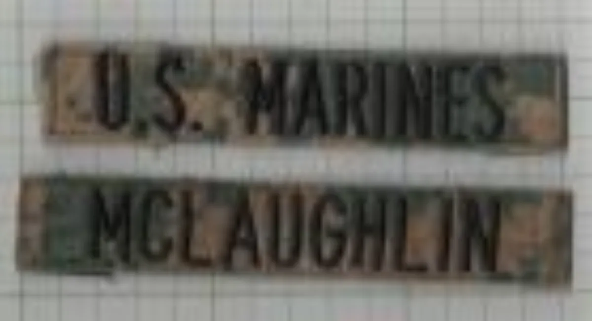 ミリタリーショップ 南国百貨店.COM|沖縄 ネームタグ U.S.MARINES MCLAUGHLIN [ZZ Q-22 記録写真1