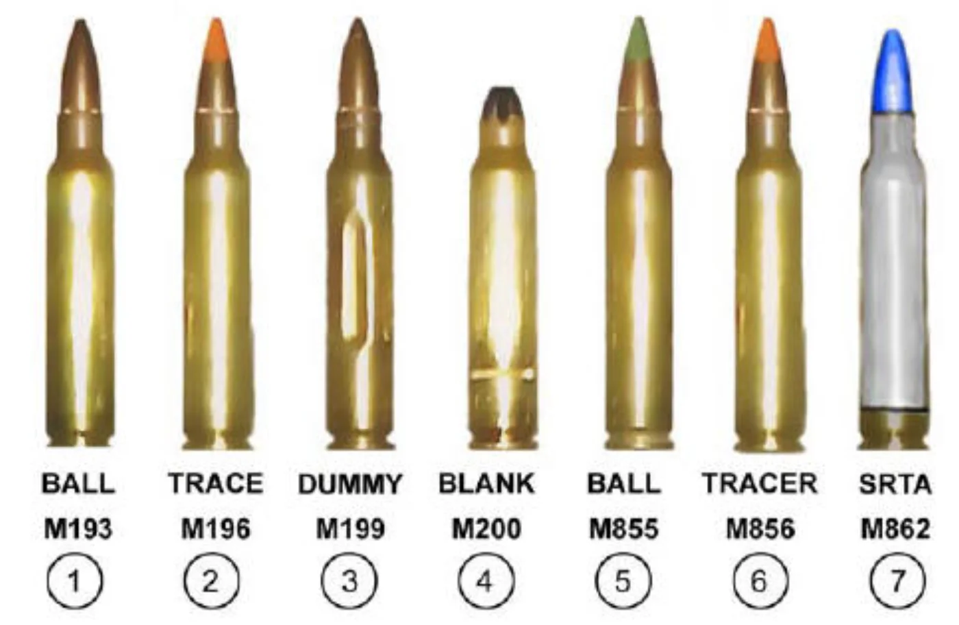ミリタリーショップ 南国百貨店.COM|沖縄 M16ライフル 5.56mm ダミー先端付き薬莢 リンク付き １０発 安全 記録写真4