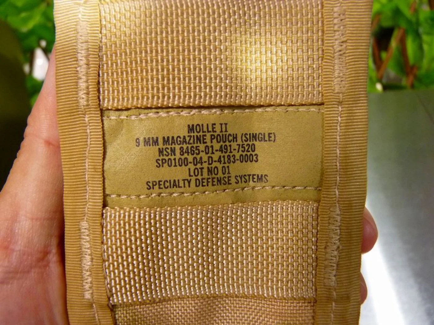ミリタリーショップ 南国百貨店.COM|沖縄 3C マガジンポーチ MOLLE II 9MM MAG POUCH SIN 記録写真8