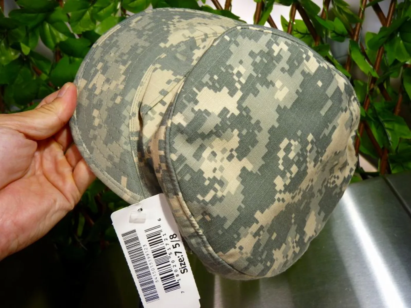 ミリタリーショップ 南国百貨店.COM|沖縄 PATROL CAP 7(5/8) 61cm L ACU 新品 [ZZ Q 記録写真4