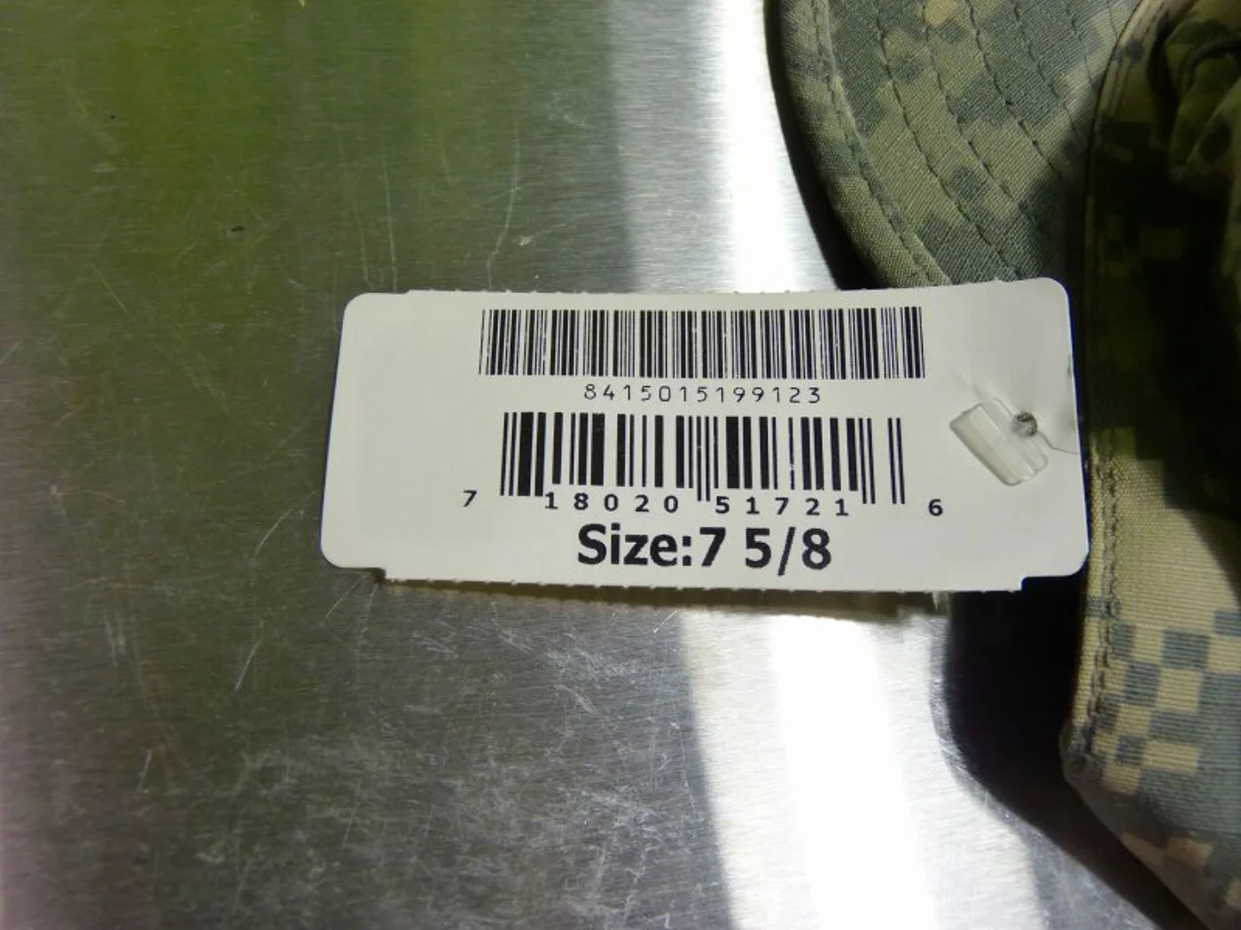 ミリタリーショップ 南国百貨店.COM|沖縄 PATROL CAP 7(5/8) 61cm L ACU 新品 [ZZ Q 記録写真5