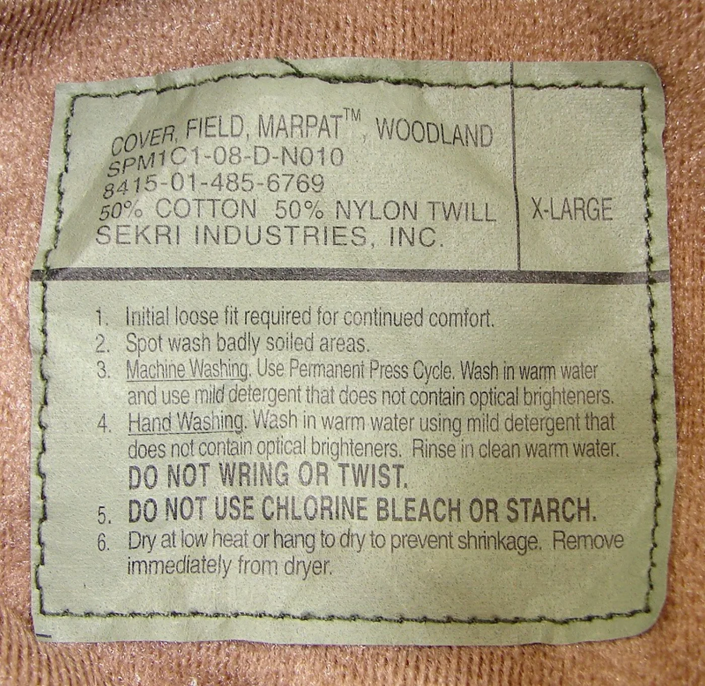 ミリタリーショップ 南国百貨店.COM|沖縄 ブーニーハット MARPAT WOODLAND XL [FK-629] - 記録写真7