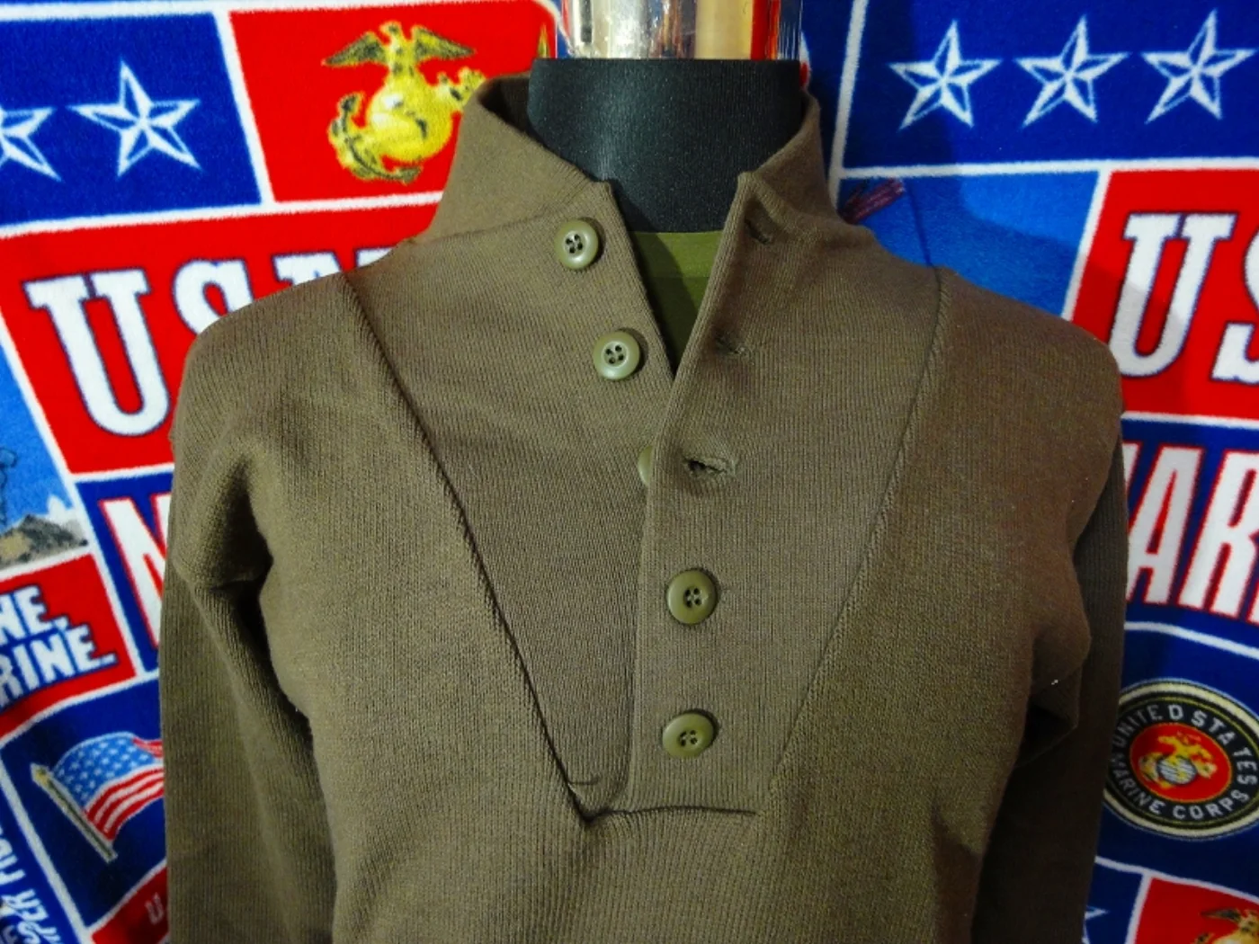 ミリタリーショップ 南国百貨店.COM|沖縄 US ARMY セーター 極上品 L(42-44) [ZZ Q-1758] 記録写真3