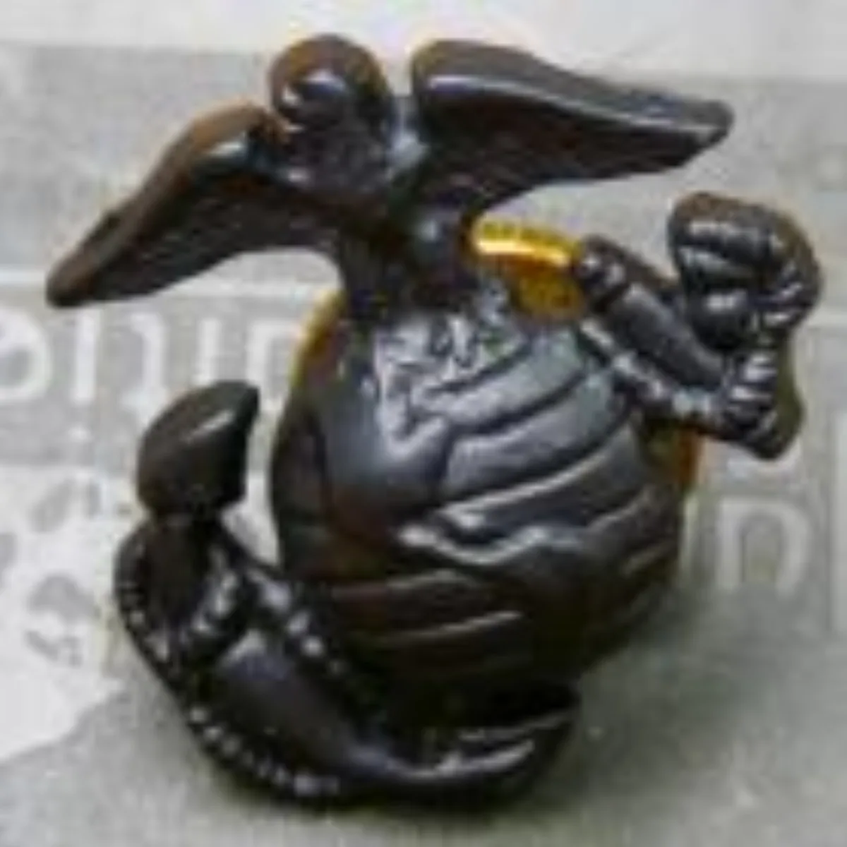 ミリタリーショップ 南国百貨店.COM|沖縄 USMC グローバルアンカー 黒 １個 [ZZ X-364] - USMC 記録写真1