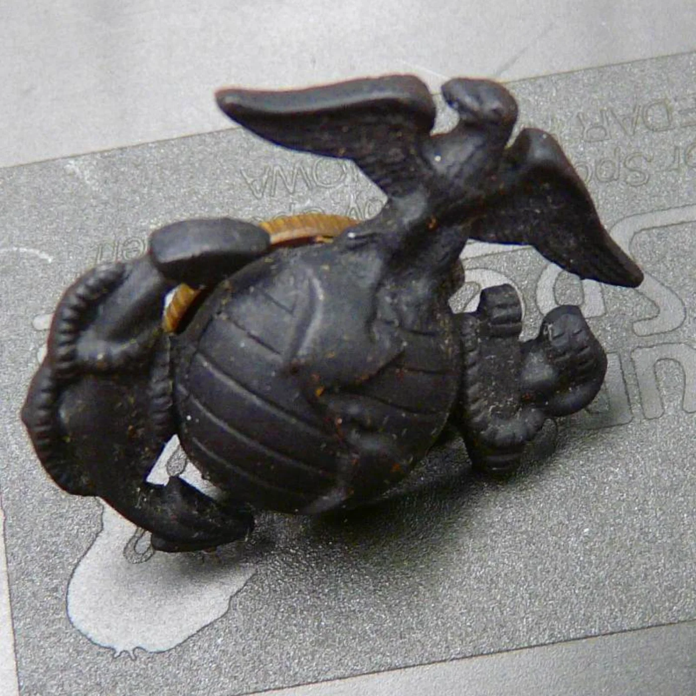 ミリタリーショップ 南国百貨店.COM|沖縄 USMC グローバルアンカー 黒 １個 [ZZ X-365(X-368)] 記録写真2