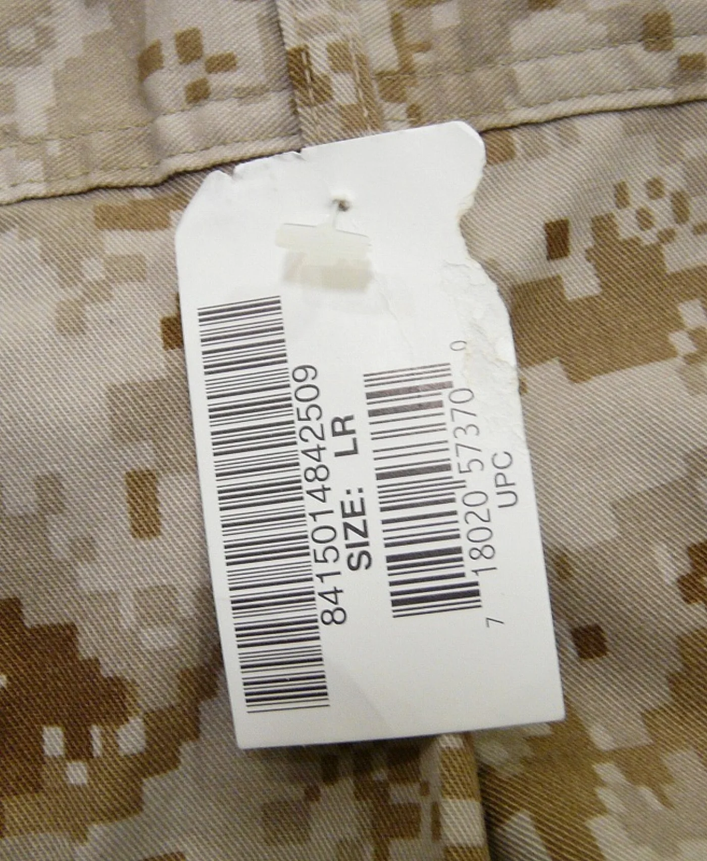 ミリタリーショップ 南国百貨店.COM|沖縄 USMC マーパット デザート パンツ L-R 新品 [ZZ FK-846 記録写真7