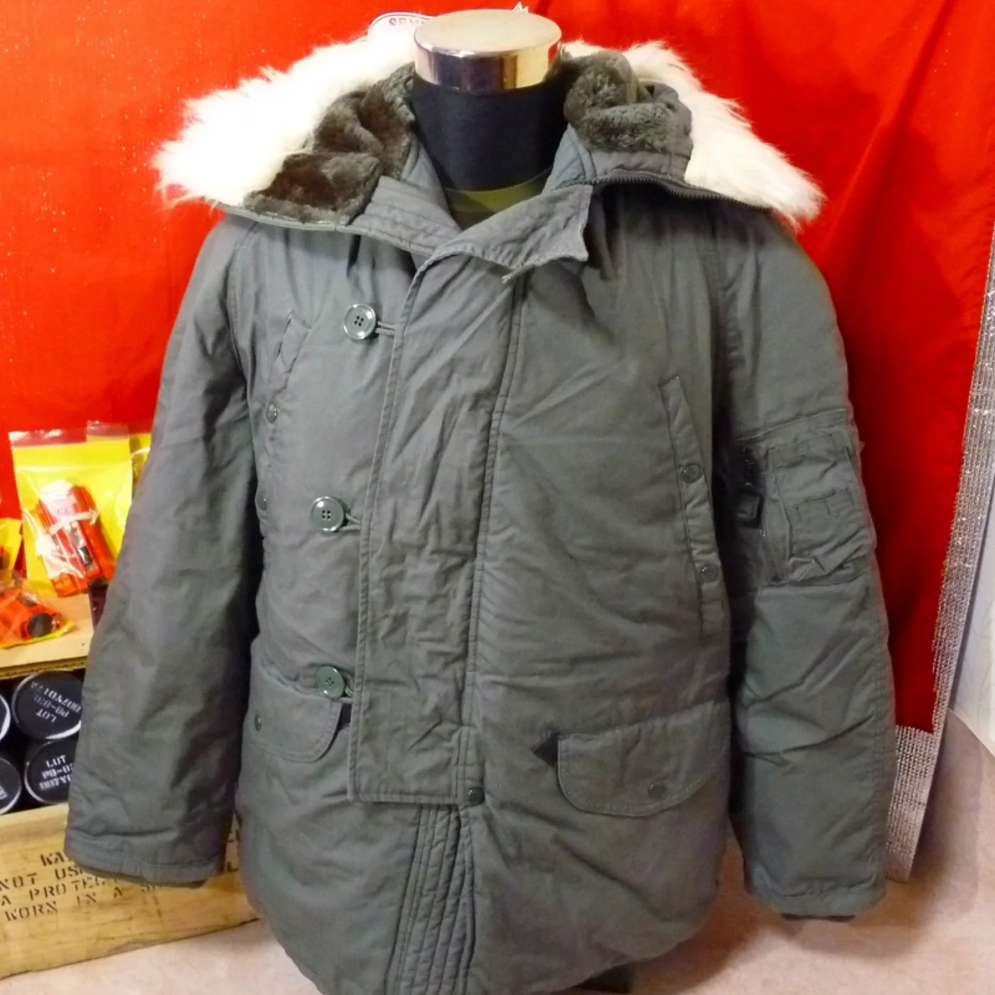 ミリタリーショップ 南国百貨店.COM|沖縄 N-3B PARKA EXTREME COLD WEATHER [Q-15 記録写真2