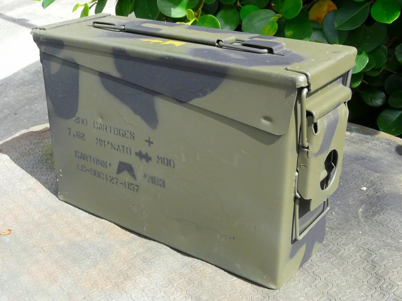ミリタリーショップ 南国百貨店.COM|沖縄 アーモボックス リペイント 10x28x18cm S [B-1360] - 記録写真2