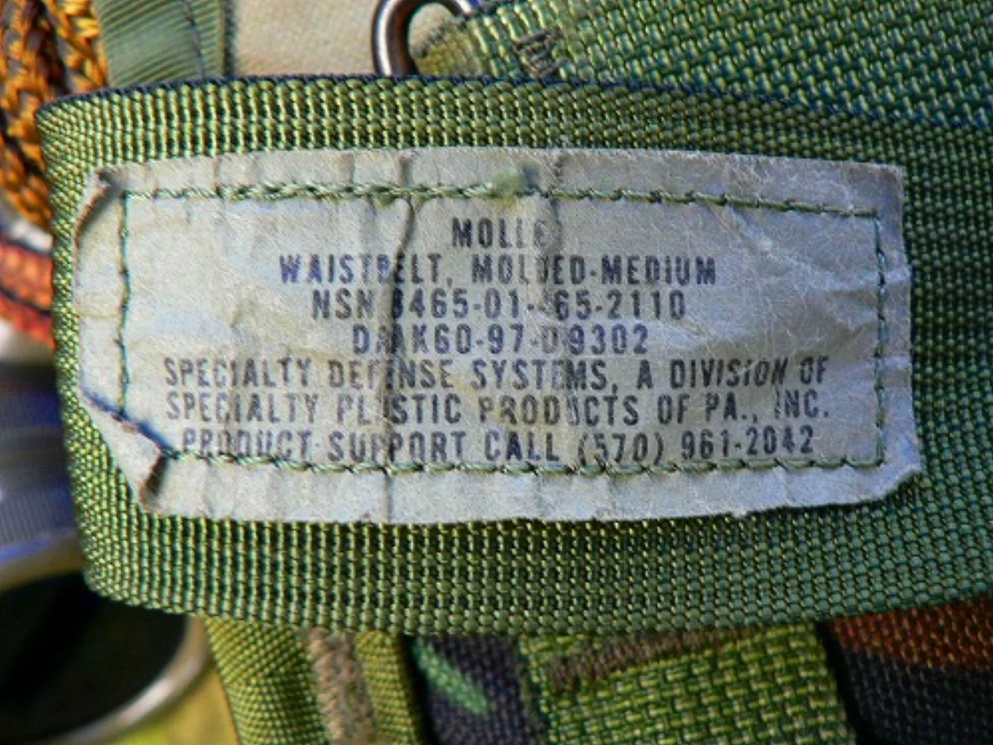 ミリタリーショップ 南国百貨店.COM|沖縄 C-470 MOLLEベルト [ZZ C-470] - C-470 MOL 記録写真4