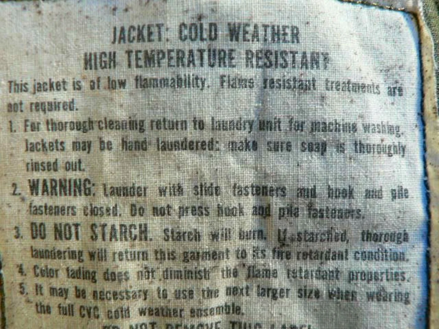 ミリタリーショップ 南国百貨店.COM|沖縄 JACKET COLD WEATHER M-L [Z O-008] - J 記録写真3