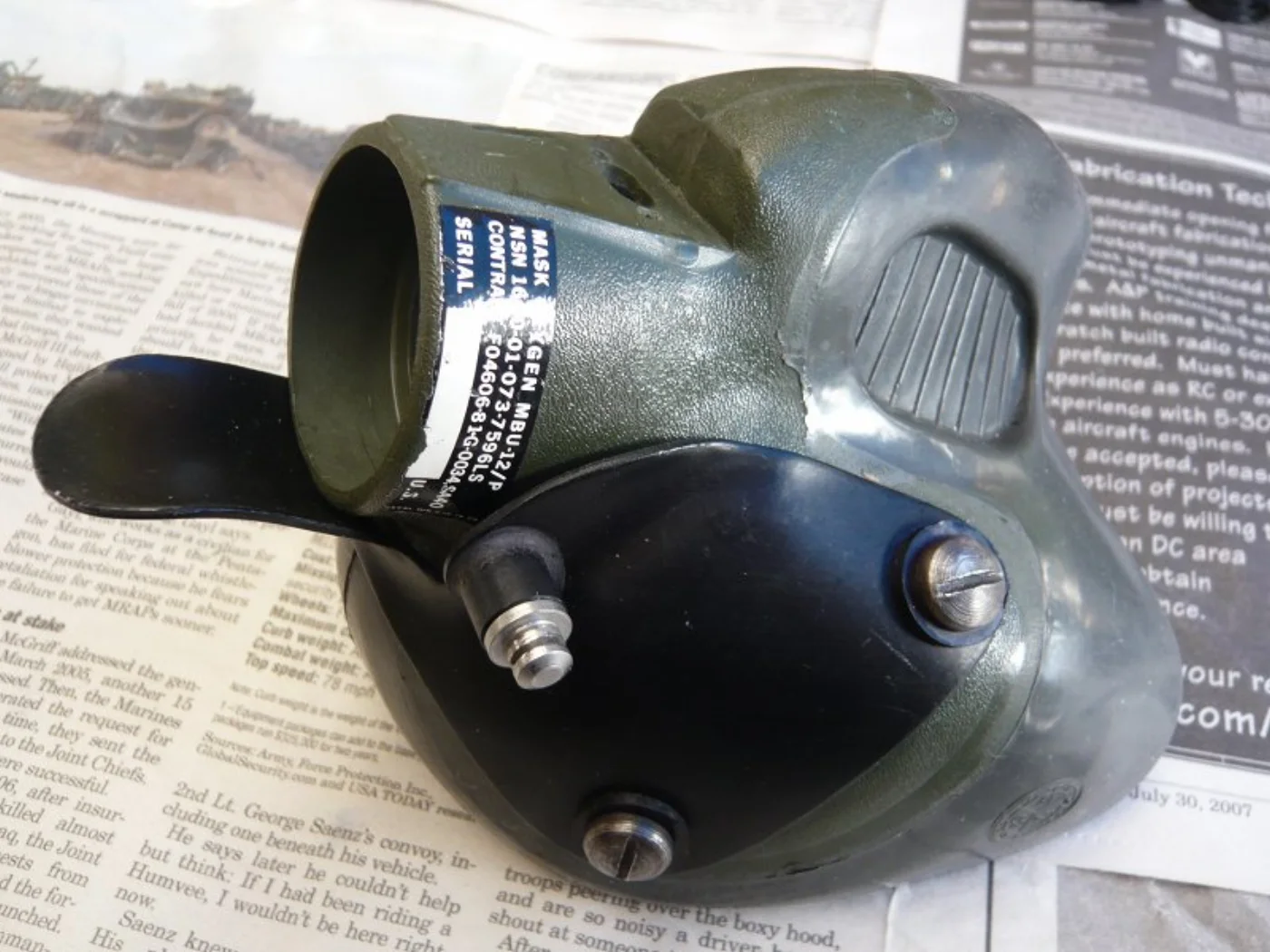ミリタリーショップ 南国百貨店.COM|沖縄 MASK OXYGEN MBU-12/B [Z D-689] - MASK 記録写真3