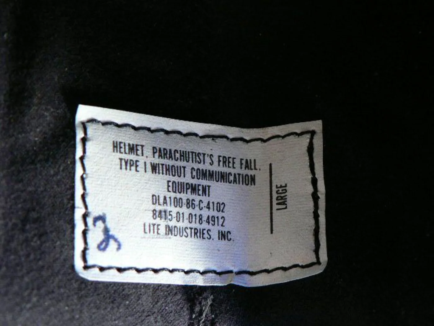 ミリタリーショップ 南国百貨店.COM|沖縄 HELMAT PARACHUTISTS FREE FALL -L- [Z 記録写真7