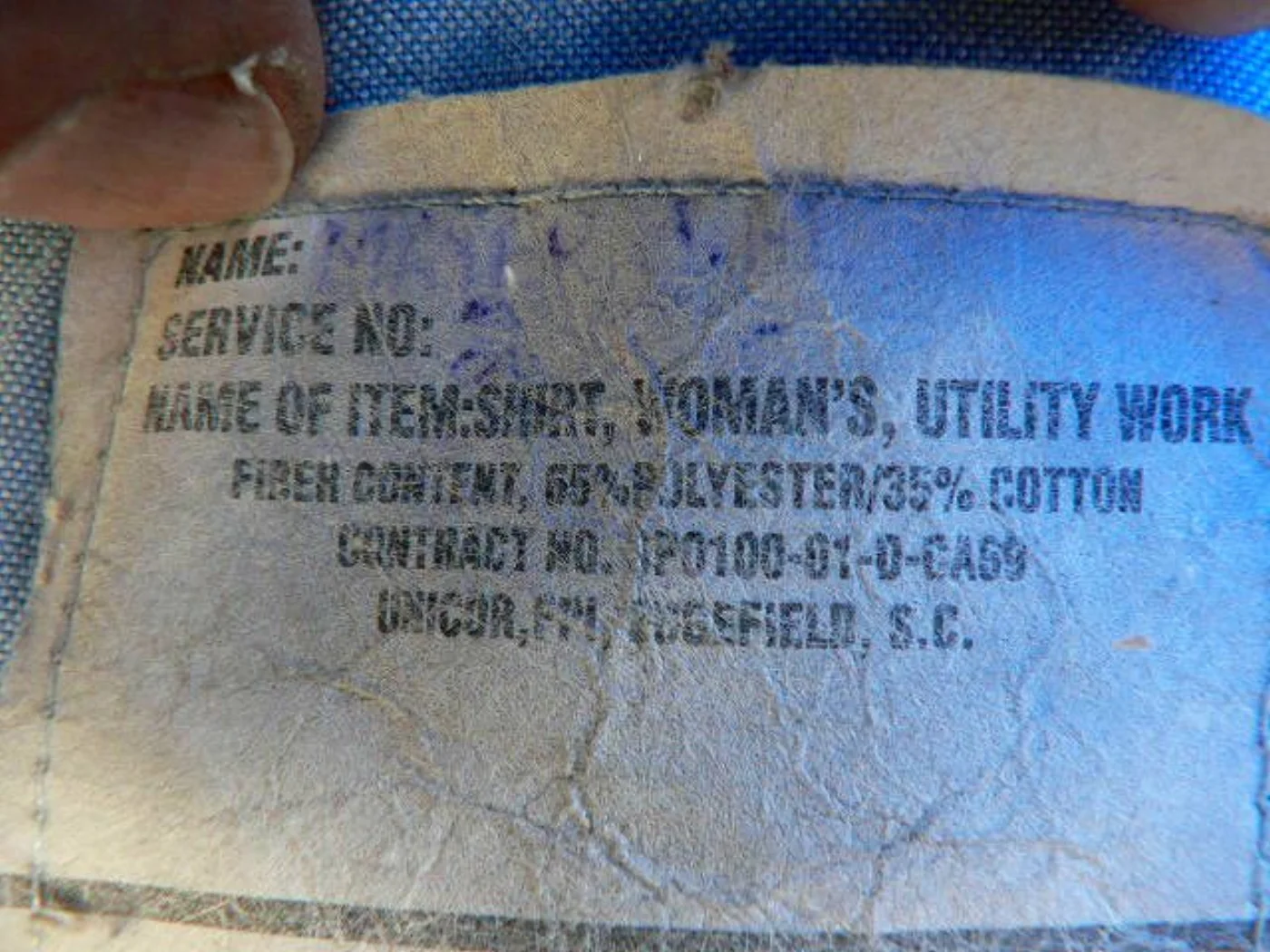 ミリタリーショップ 南国百貨店.COM|沖縄 U.S.NAVY SHIRT WOMAN 記録写真4