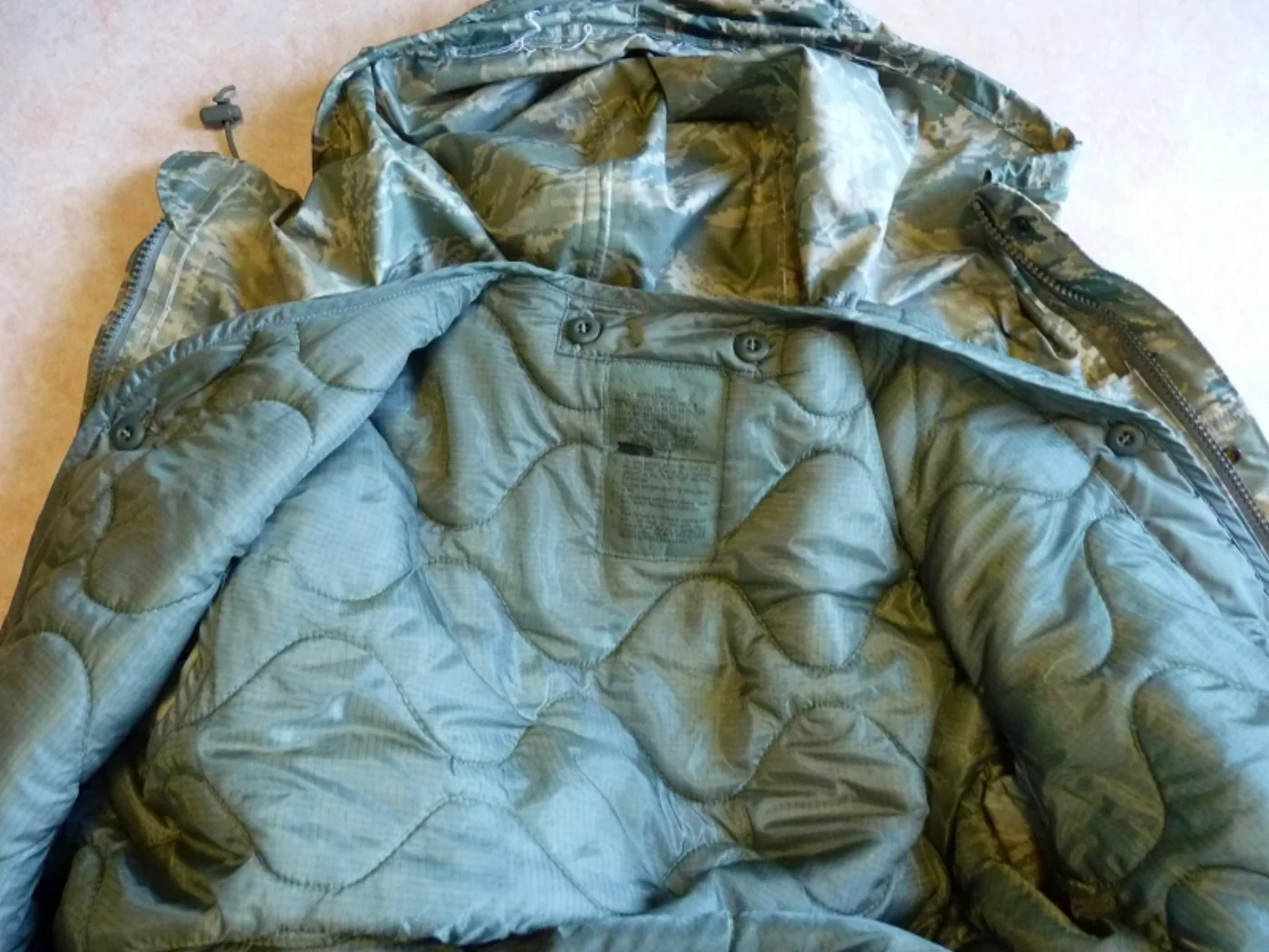 ミリタリーショップ 南国百貨店.COM|沖縄 ABU 米軍エアフォース レインジャケット(ライナー付き) M [ZZZ 記録写真8