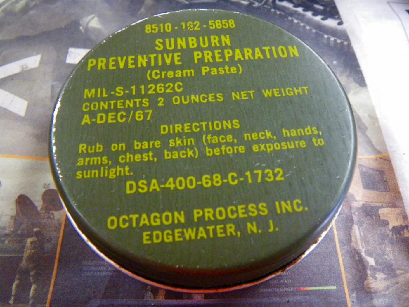 ミリタリーショップ 南国百貨店.COM|沖縄 SUNBURN PREVENTIVE PREPARATION DSA-40 記録写真3