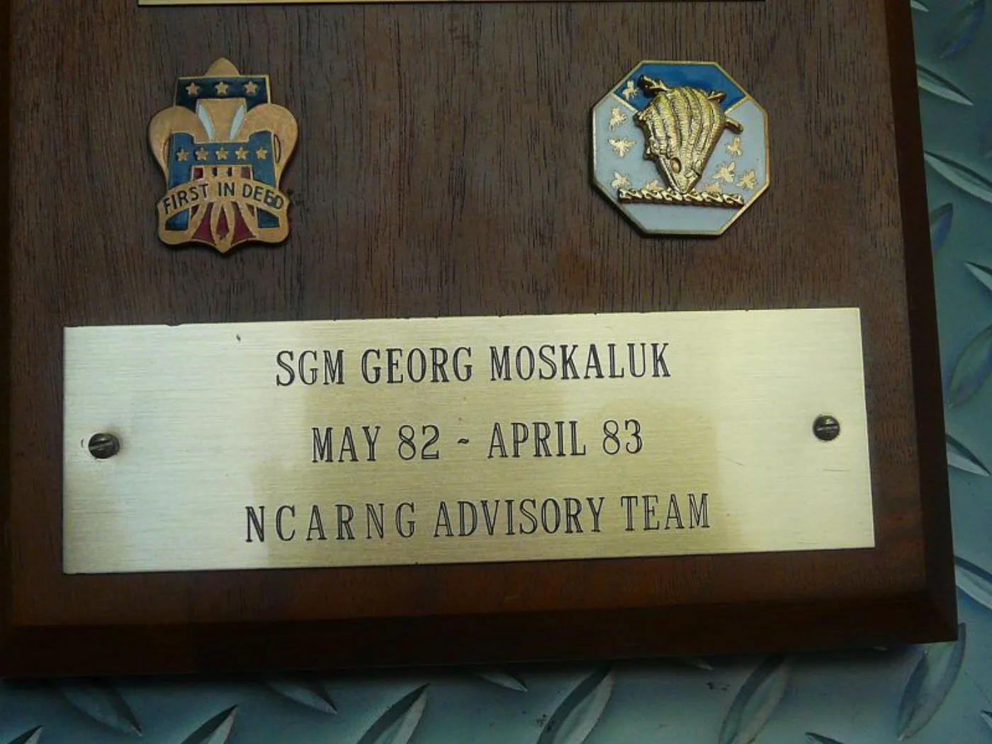 ミリタリーショップ 南国百貨店.COM|沖縄 壁掛け SGM GEORG MOSKALUK 15.5x23x2cm [Z 記録写真3