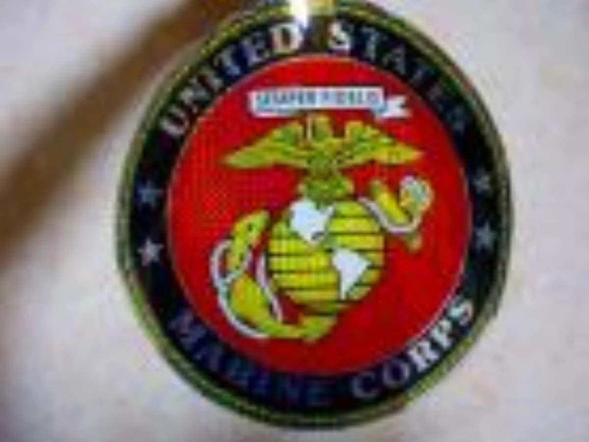 ミリタリーショップ 南国百貨店.COM|沖縄 USMC ホログラムステッカー 30cm 新品 [ZZ 2012.09.1 記録写真1