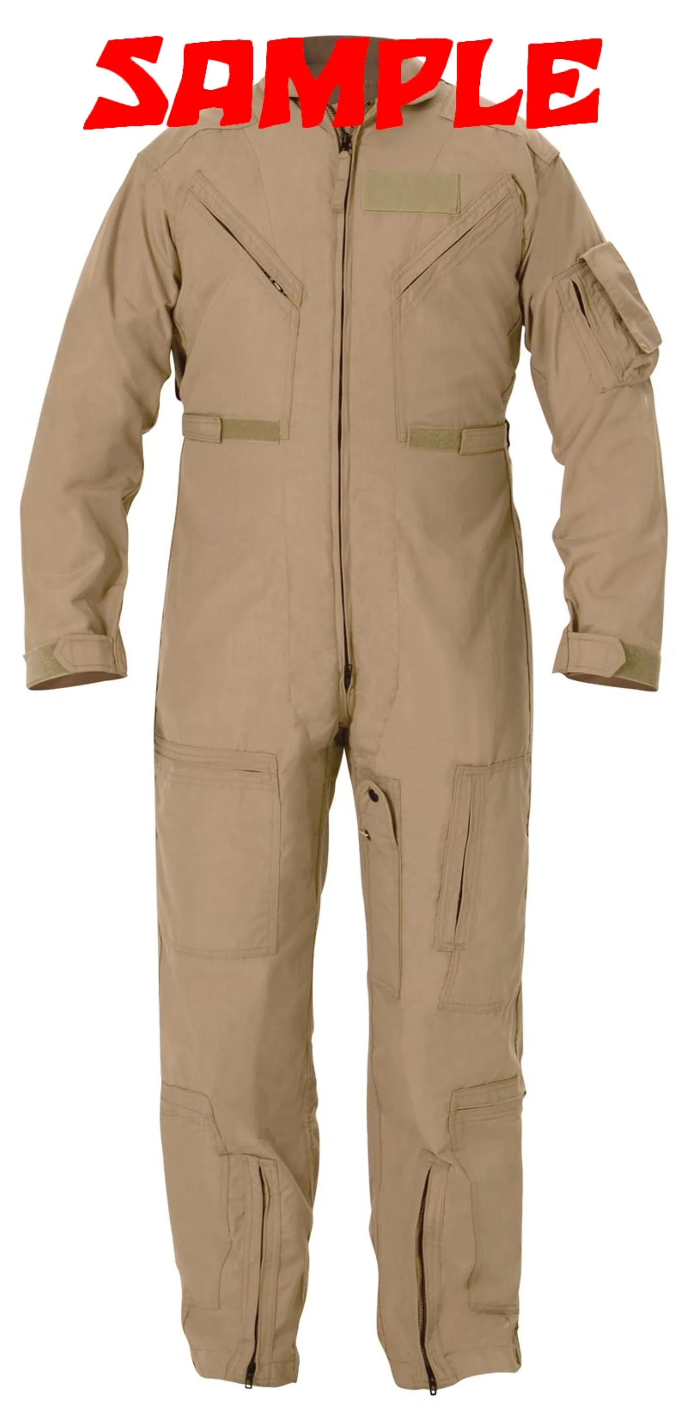 ミリタリーショップ 南国百貨店.COM|沖縄 CWU-27/P フライトスーツ 46R TAN 中古良品 [Z J-40 記録写真6