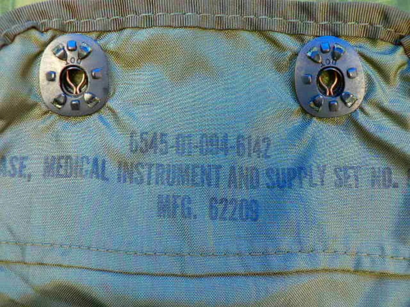 ミリタリーショップ 南国百貨店.COM|沖縄 FIRST AID KIT カバー 極上品 [C-697.C-698] - 記録写真6