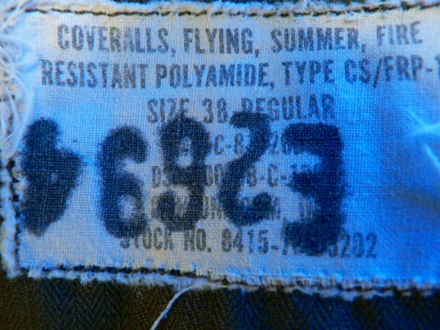 ミリタリーショップ 南国百貨店.COM|沖縄 レア！COVERALLS FLYING SUMMER FIRE 38R [ 記録写真2