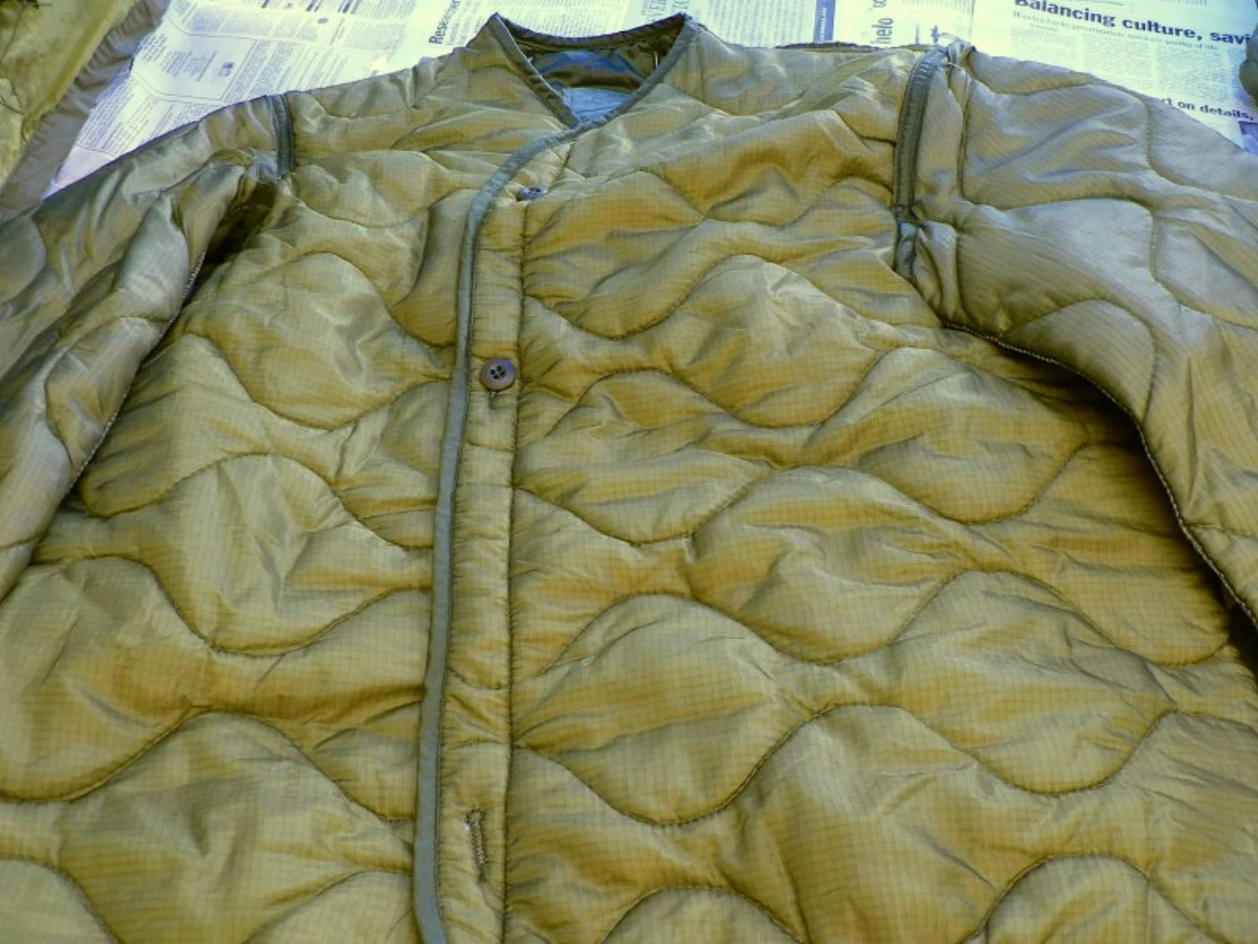 ミリタリーショップ 南国百貨店.COM|沖縄 M65用ライナー X-SMALL DLA100-87 新品 [K-213] 記録写真5