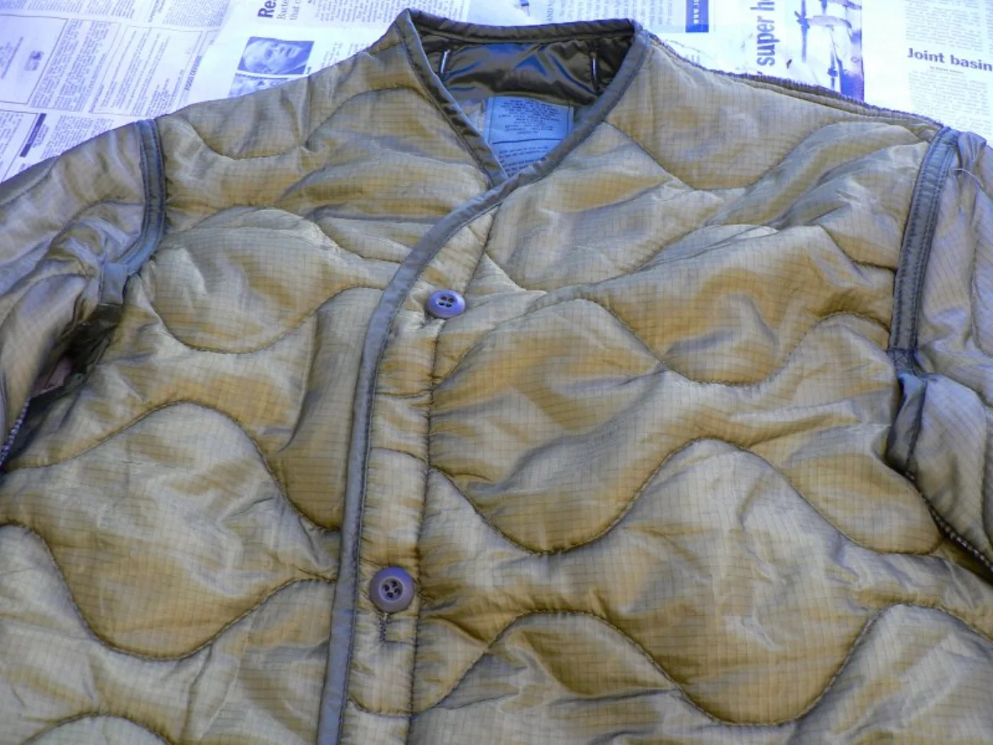 ミリタリーショップ 南国百貨店.COM|沖縄 M65用ライナー X-SMALL DLA100-87 新品 [K-213] 記録写真6