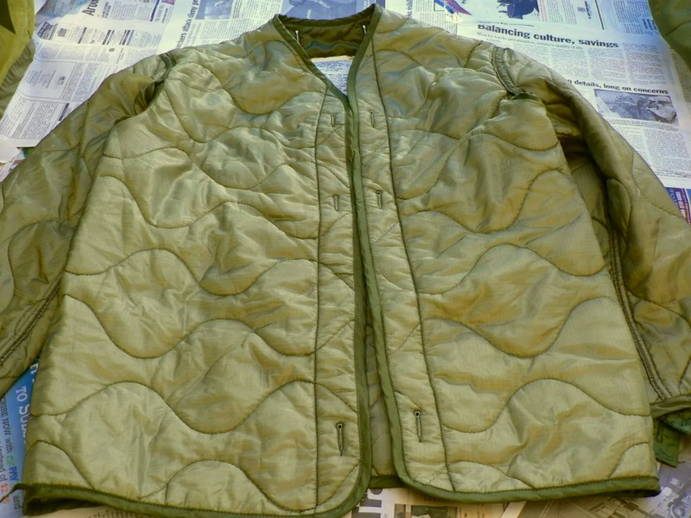 ミリタリーショップ 南国百貨店.COM|沖縄 M65用ライナー X-SMALL DLA100-70 新品 [K-214] 記録写真4