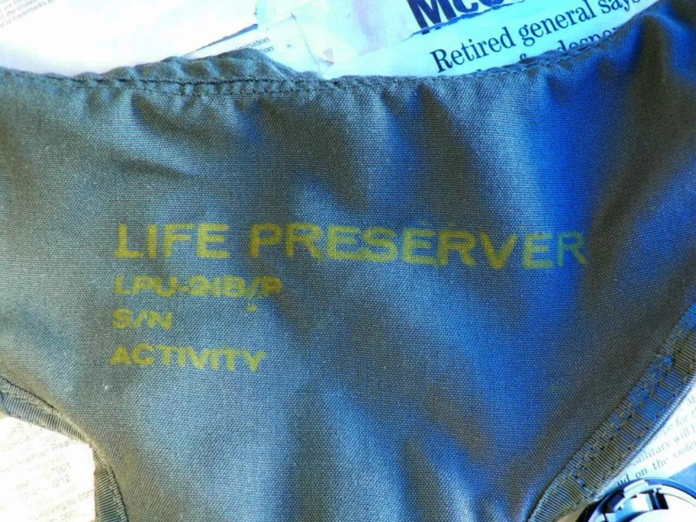 ミリタリーショップ 南国百貨店.COM|沖縄 LIFE PRESERVER LPU-21B/P [L-133] - LI 記録写真4