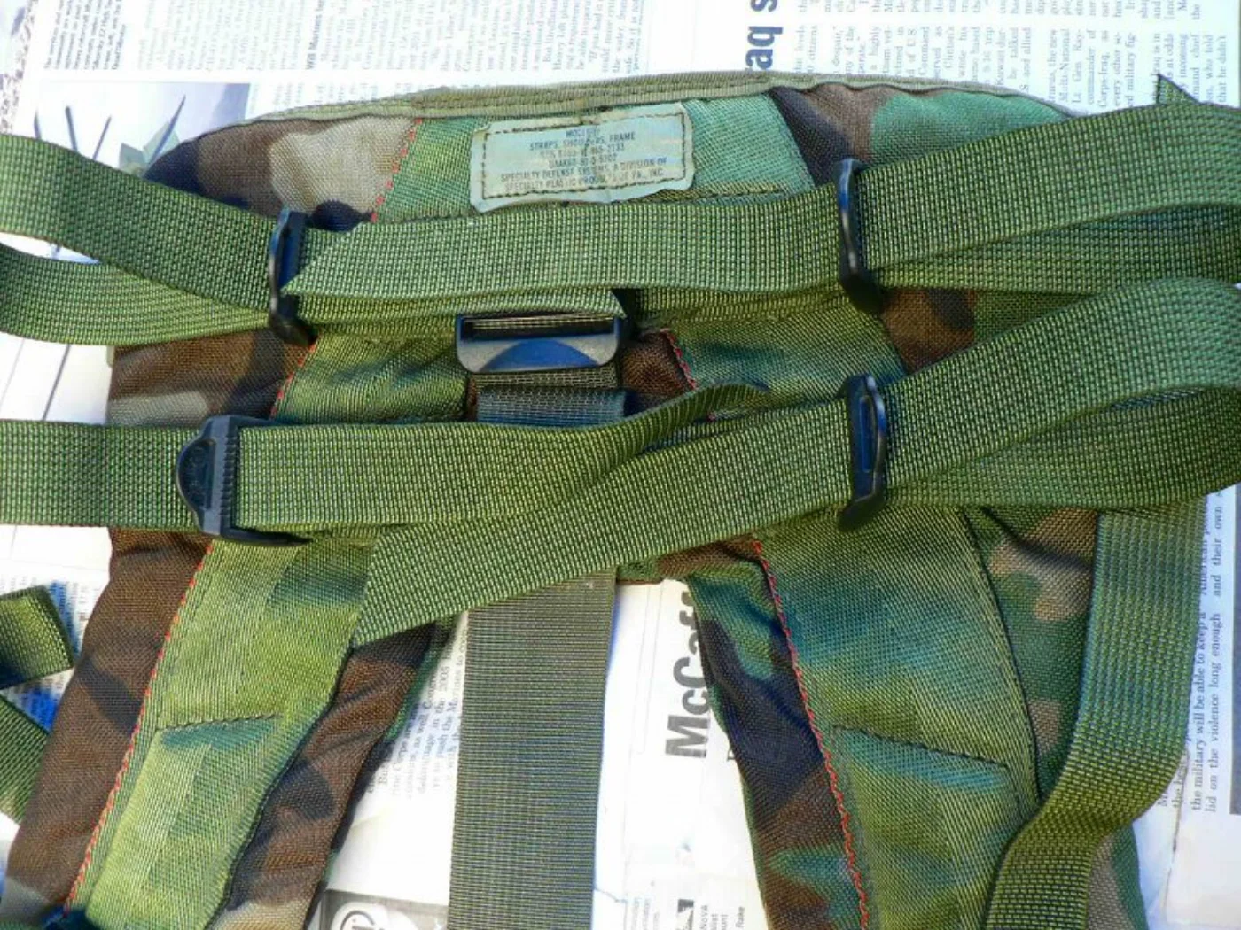 ミリタリーショップ 南国百貨店.COM|沖縄 MOLLE II STRAPS SHOULDERS FRAME [L-13 記録写真5