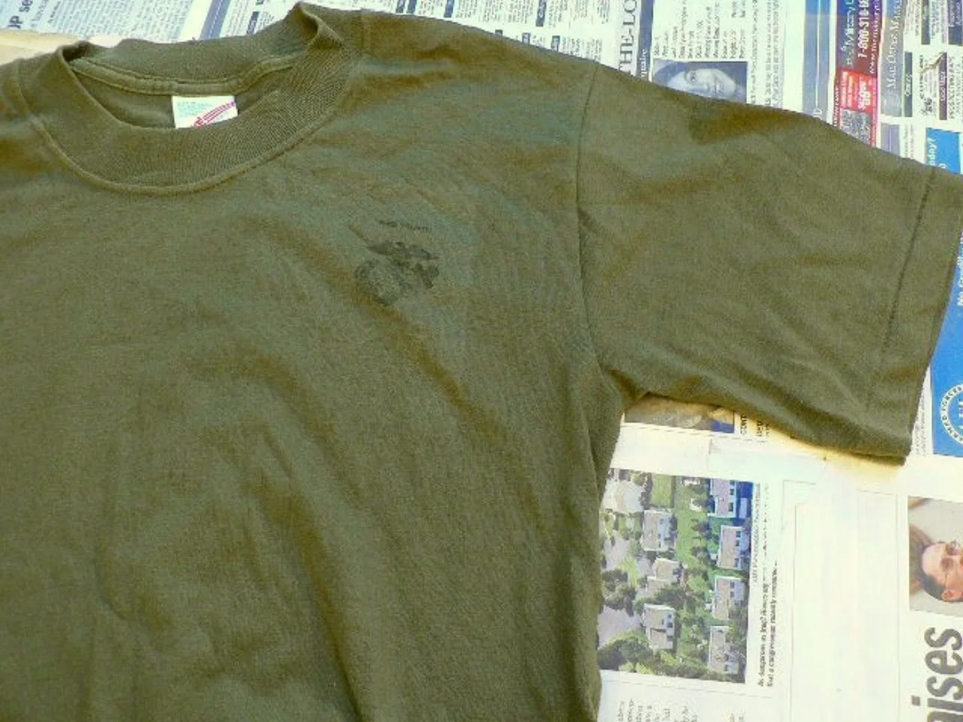 ミリタリーショップ 南国百貨店.COM|沖縄 USMC Tシャツ OD -S- [G-522] - USMC Tシャツ 記録写真5